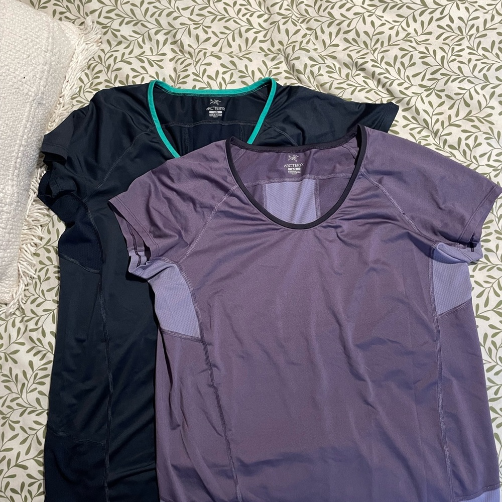 Arcteryx bundle Women's Purple and Black Active Tops